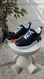 Hermès Black Sporty Sneakers