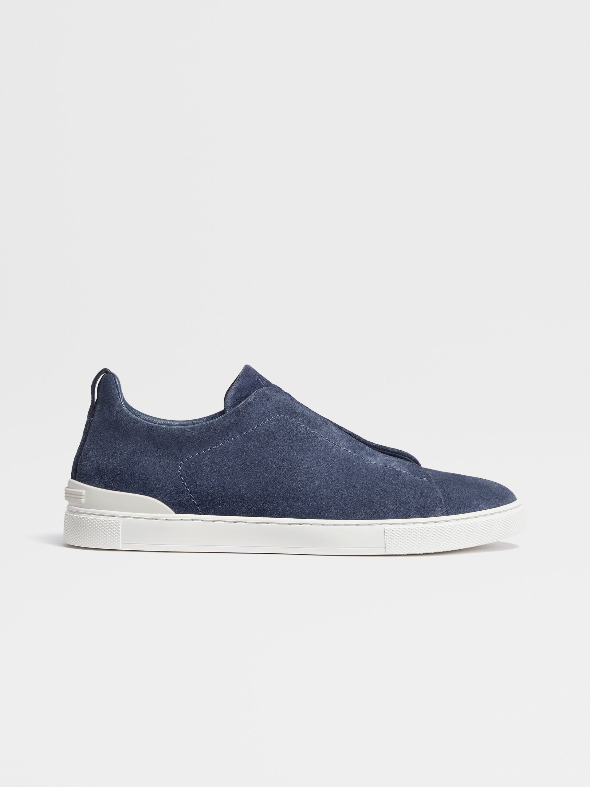 ZEGNA Utility Blue Suede Triple Stitch™ Sneakers