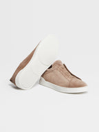 Beige Suede Triple Stitch™ Sneakers