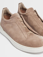 Beige Suede Triple Stitch™ Sneakers