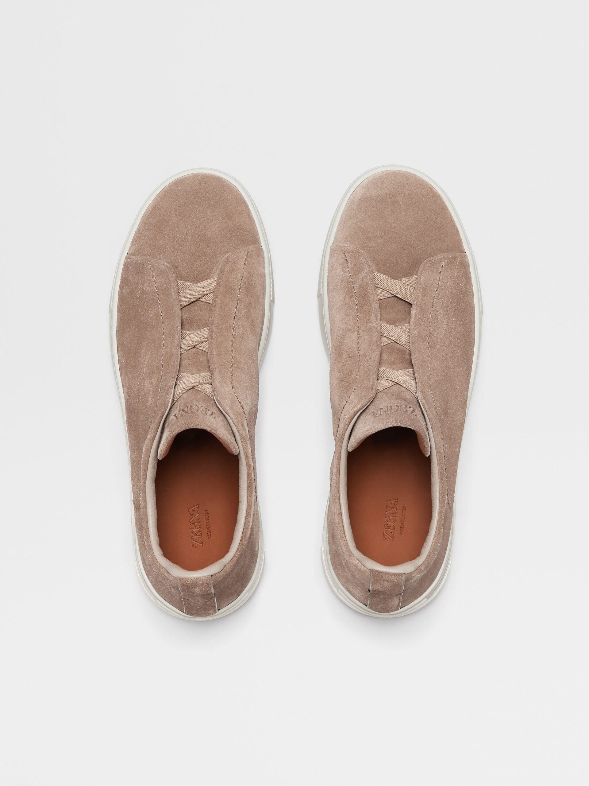 Beige Suede Triple Stitch™ Sneakers