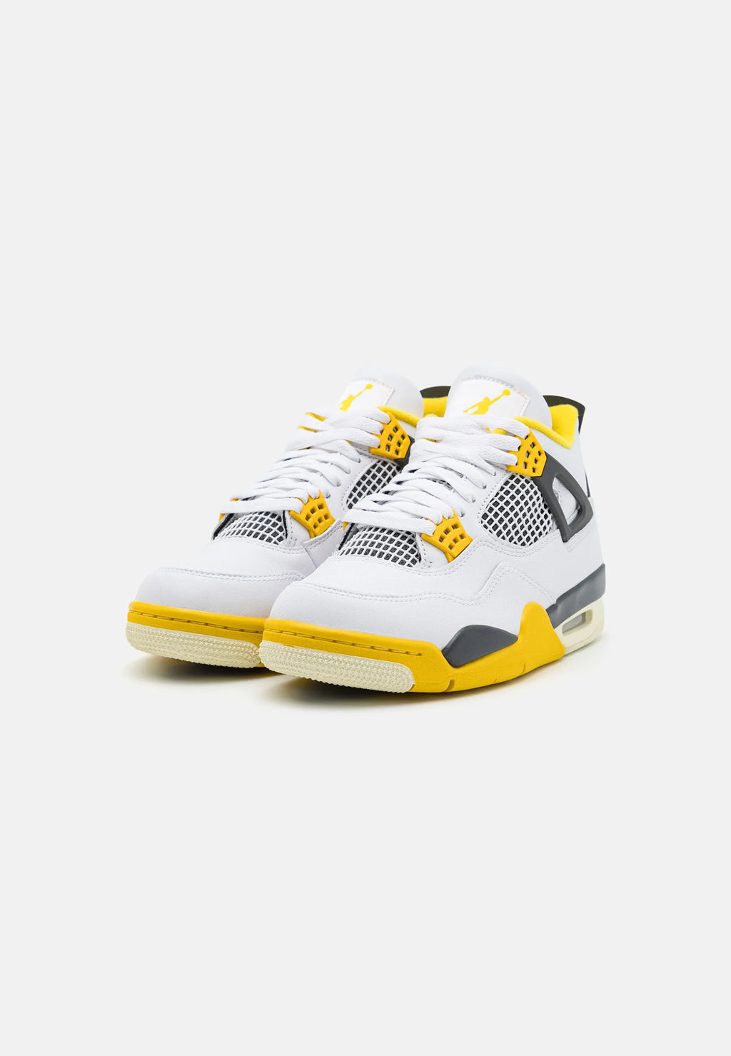 Jordan AIR JORDAN 4 RETRO – High-top trainers – white/coconut milk/vivid sulfur/anthracite