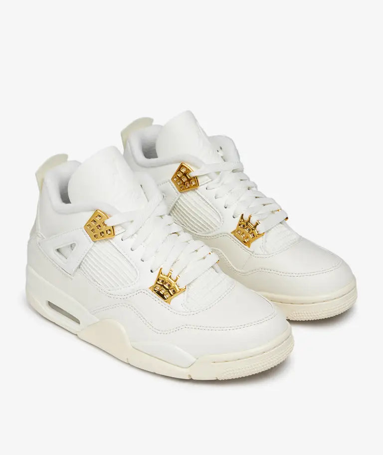 Air Jordan 4 Retro “White &amp; Gold”
