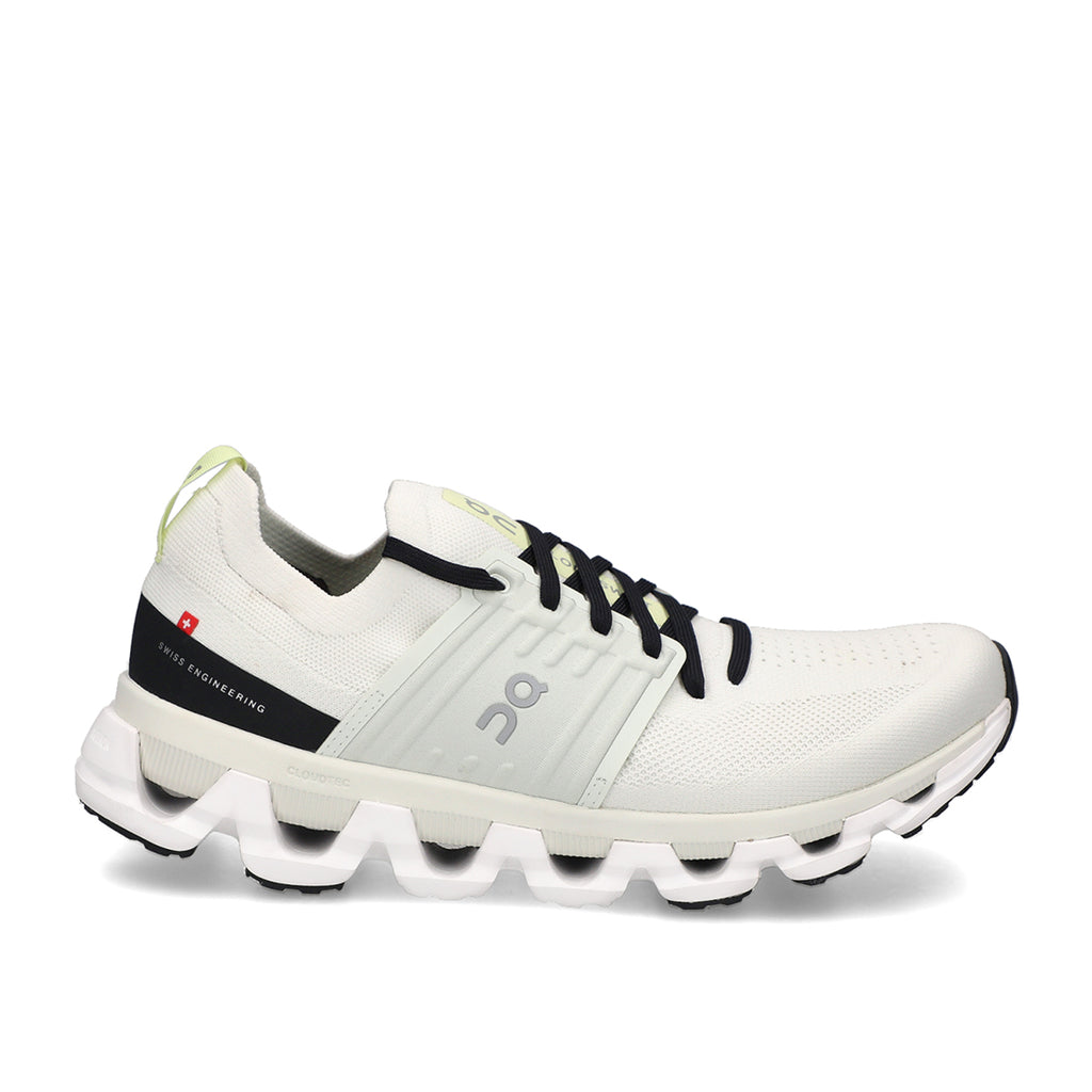 ON Cloudswift 3 running trainers in ivory and black