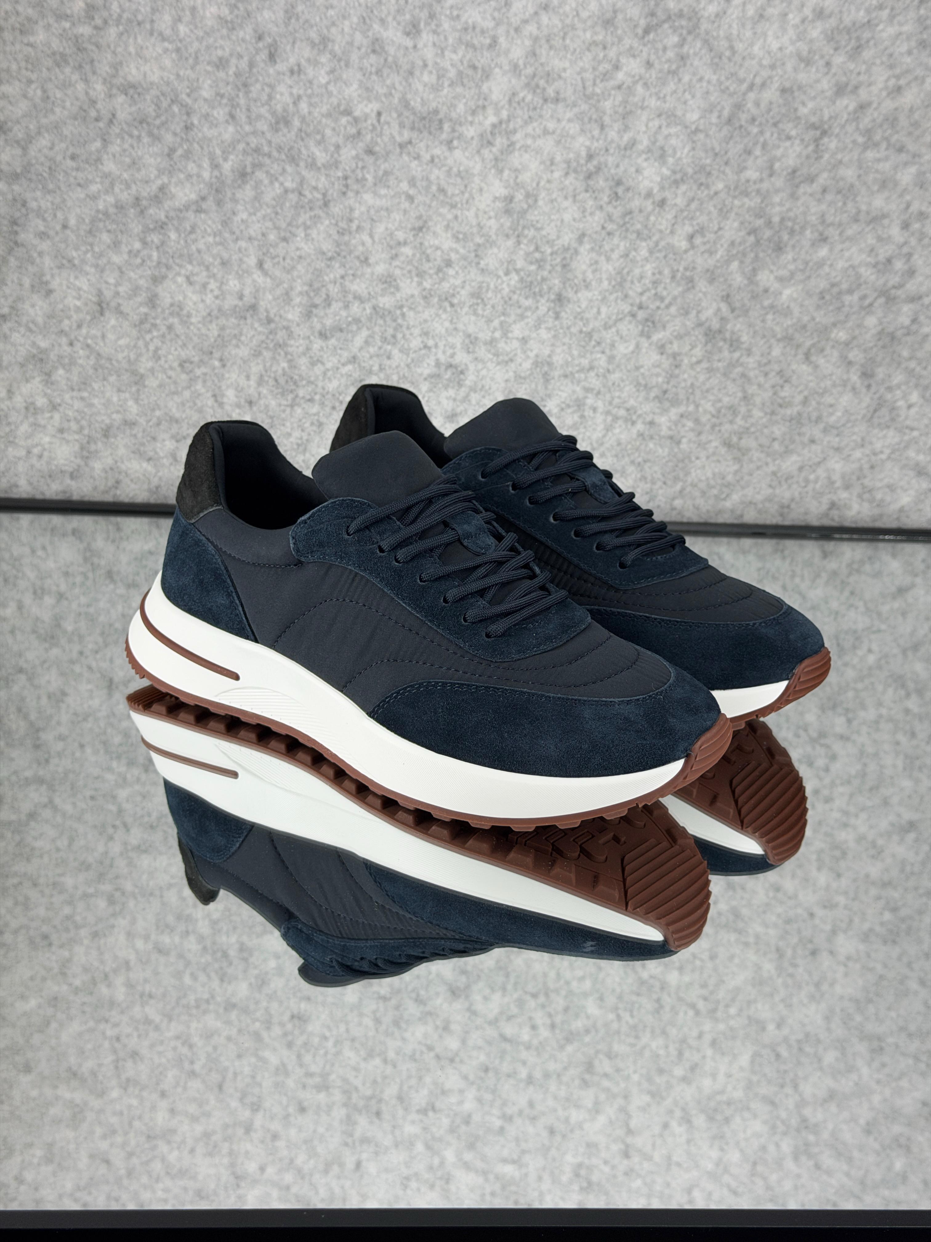 Loro piana Navy Performance Hybrid Sneakers
