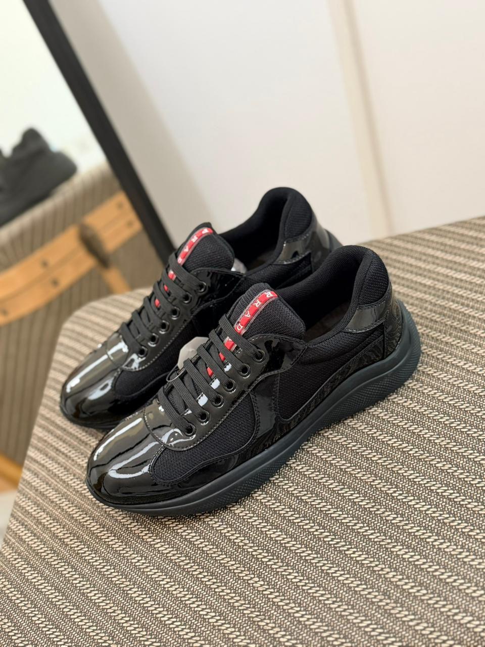 Prada Black America’s Cup Sneakers