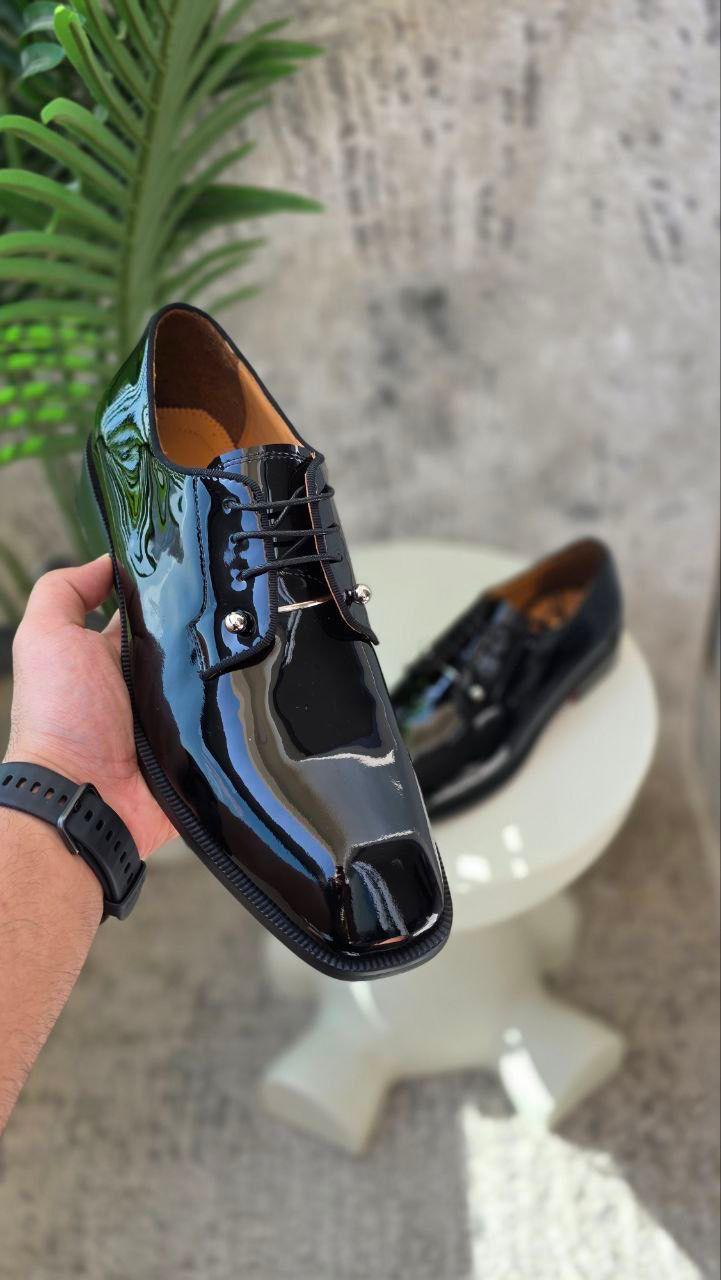 Christian Louboutin Greggo Patent Leather Derbies