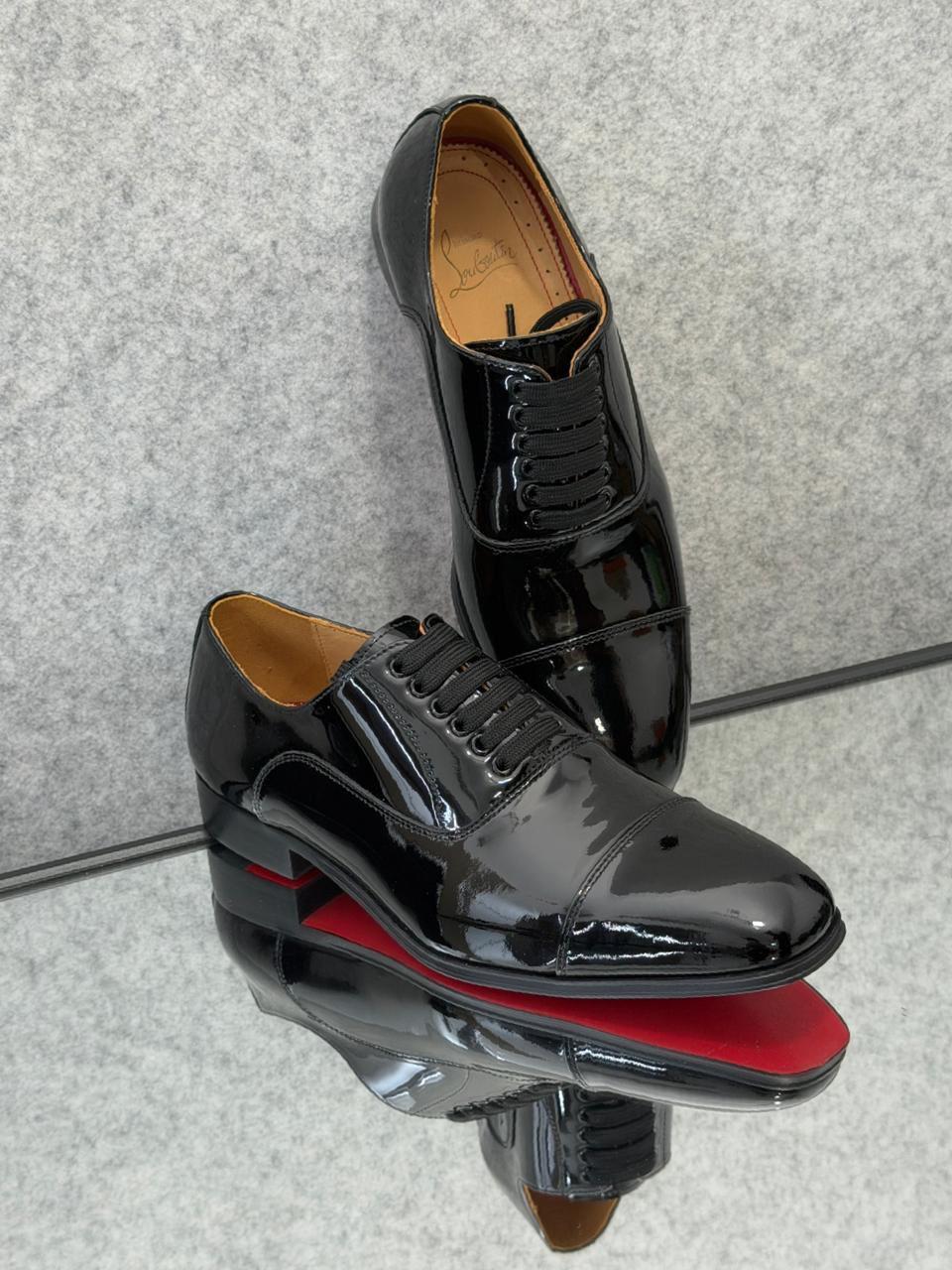 Christian Louboutin Cousin Greg Patent Leather Oxfords