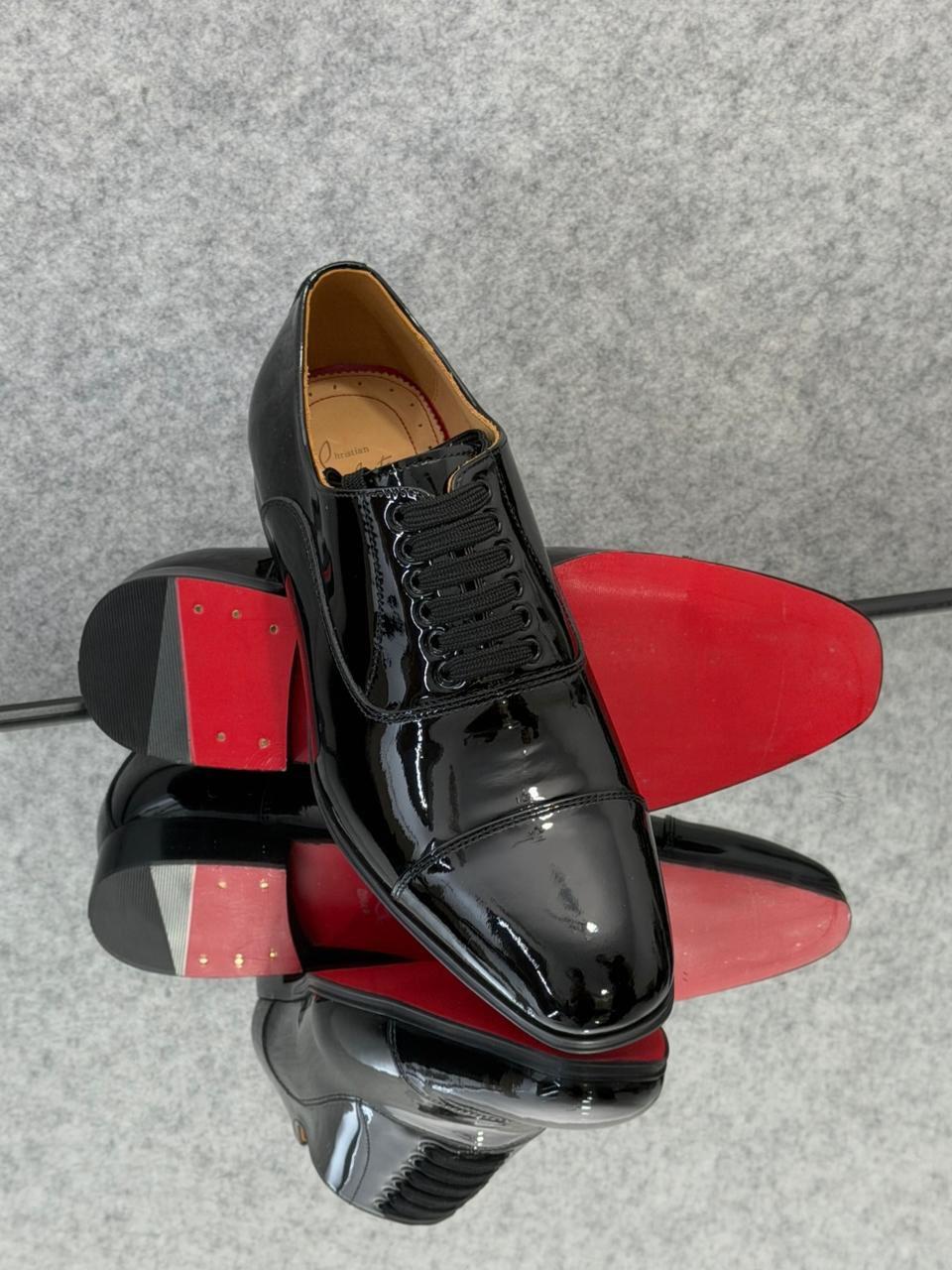 Christian Louboutin Cousin Greg Patent Leather Oxfords