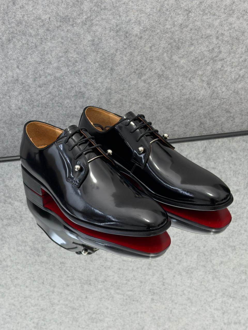 Christian Louboutin Greggo Patent Leather Derbies