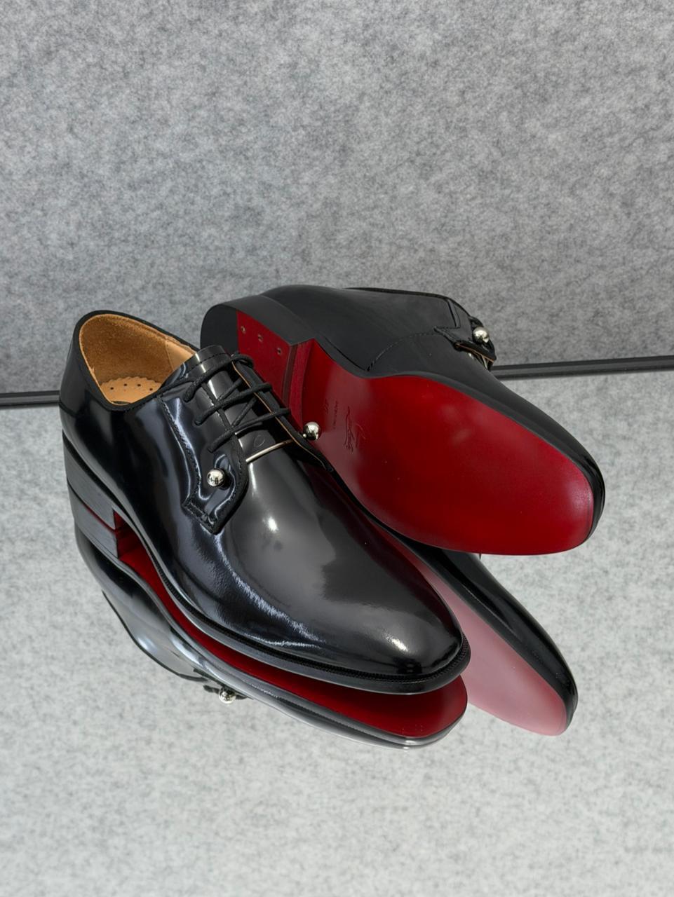 Christian Louboutin Greggo Patent Leather Derbies