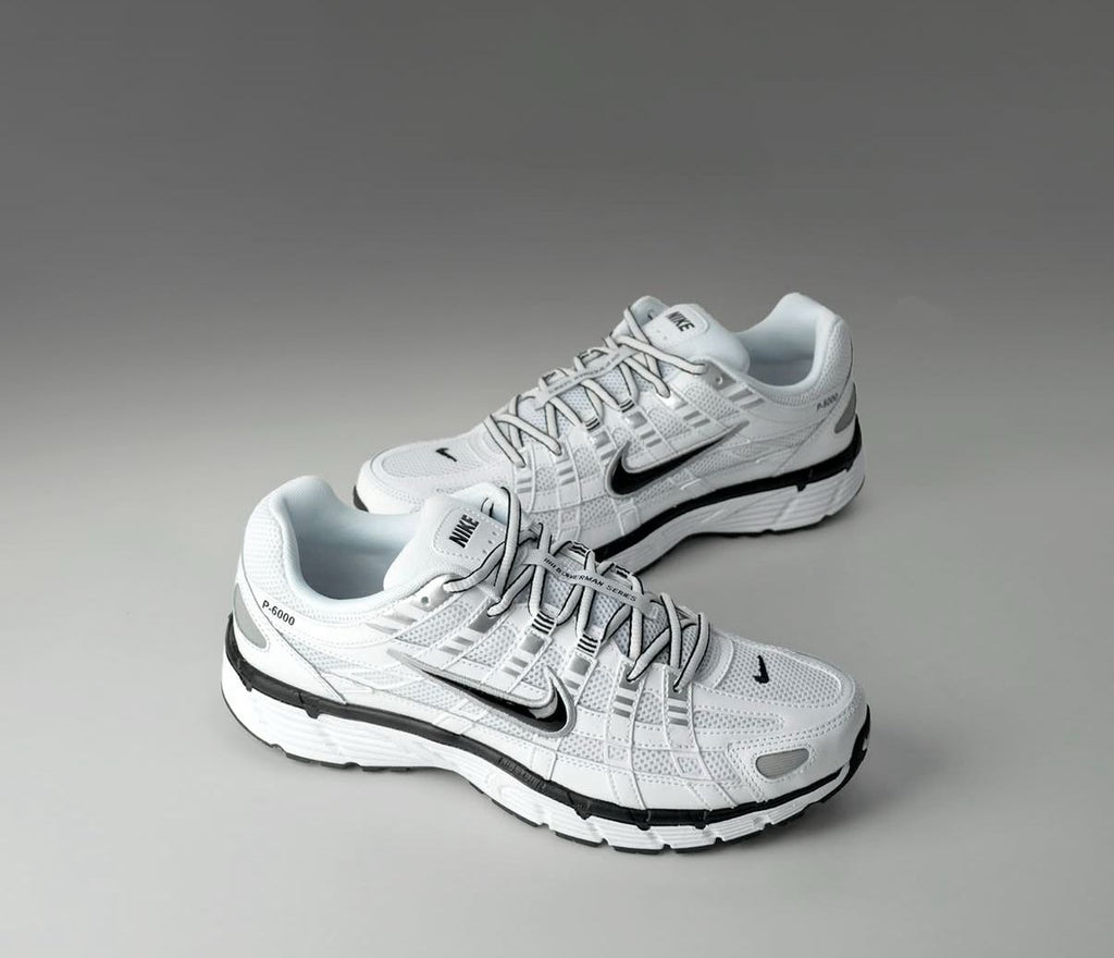 Nike P-6000 (White/Black-Metallic Silver)