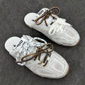 New Balance x Miu Miu 530 SL Leather Mules (White / Distressed)