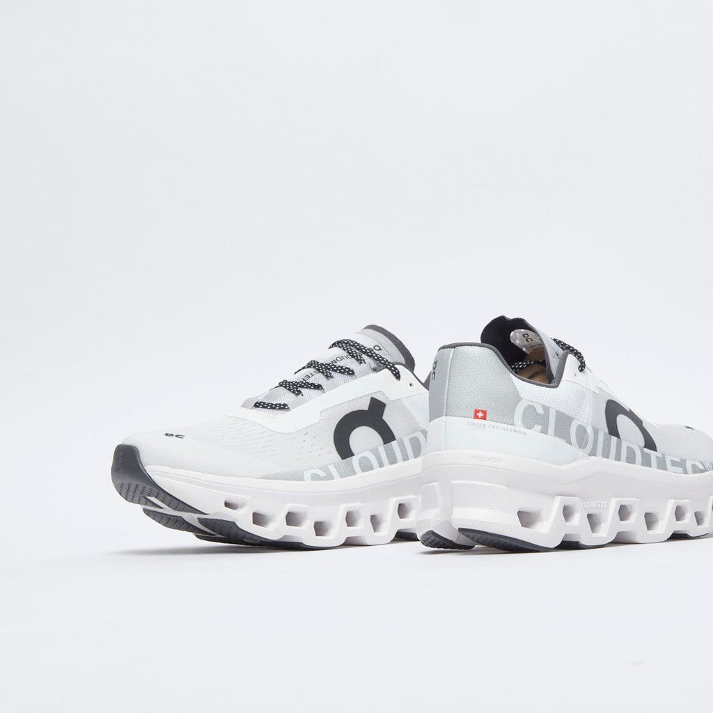 On Cloudmonster (White / Black)