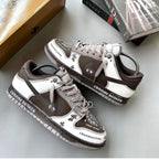 Nike Dunk Low Custom (Chrome Hearts Brown/White)