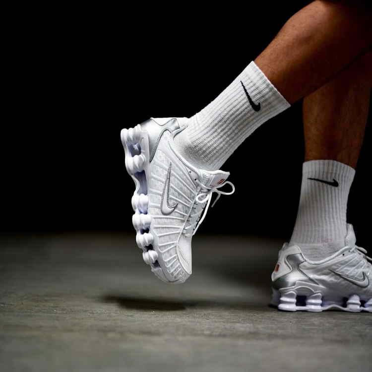Nike Shox TL (White/Metallic Silver)