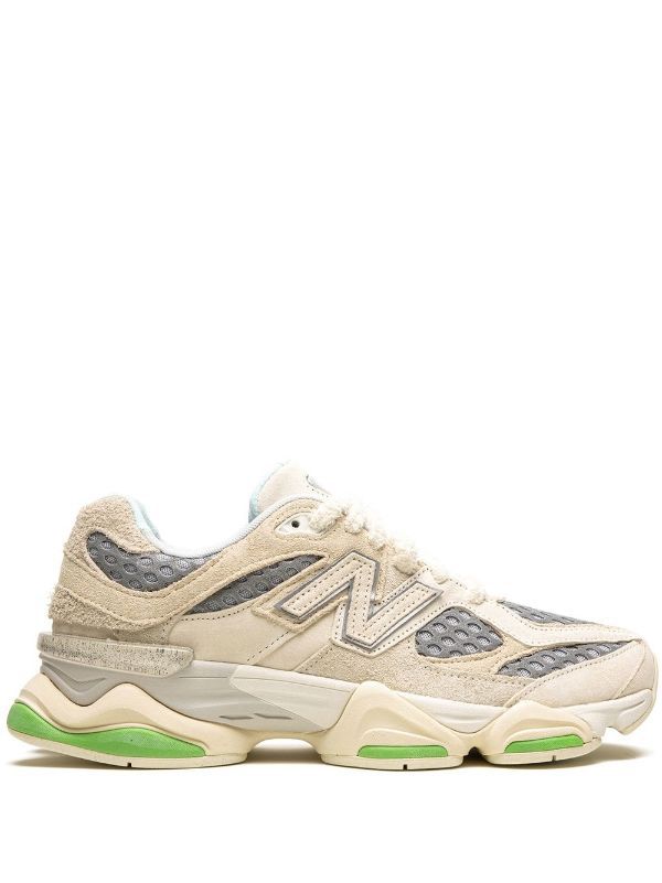 New Balance 9060 (Mushroom with Grey and Shamrock Green / Bricks & Wood Collaboration)