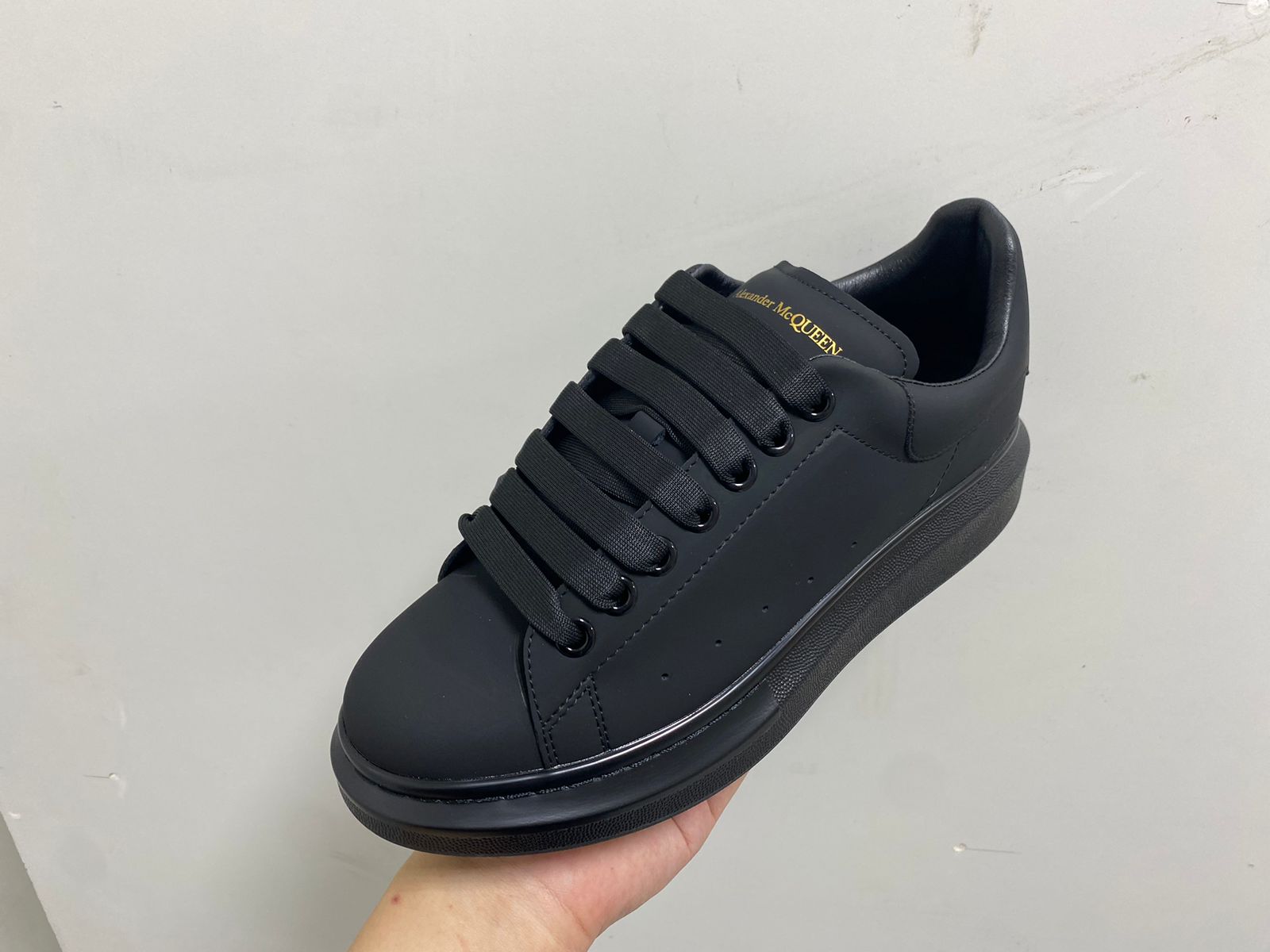 Alexander McQueen Oversized Sneaker (Triple Black / Black on Black)