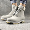 Timberland 6-Inch Premium Waterproof Boot (Light Grey / Off-White)