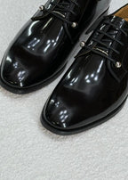 Christian Louboutin Chambeliss Patent Leather Derby Shoes (Black)