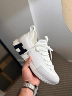 Hermès Freestyle Sneaker (White / Black)