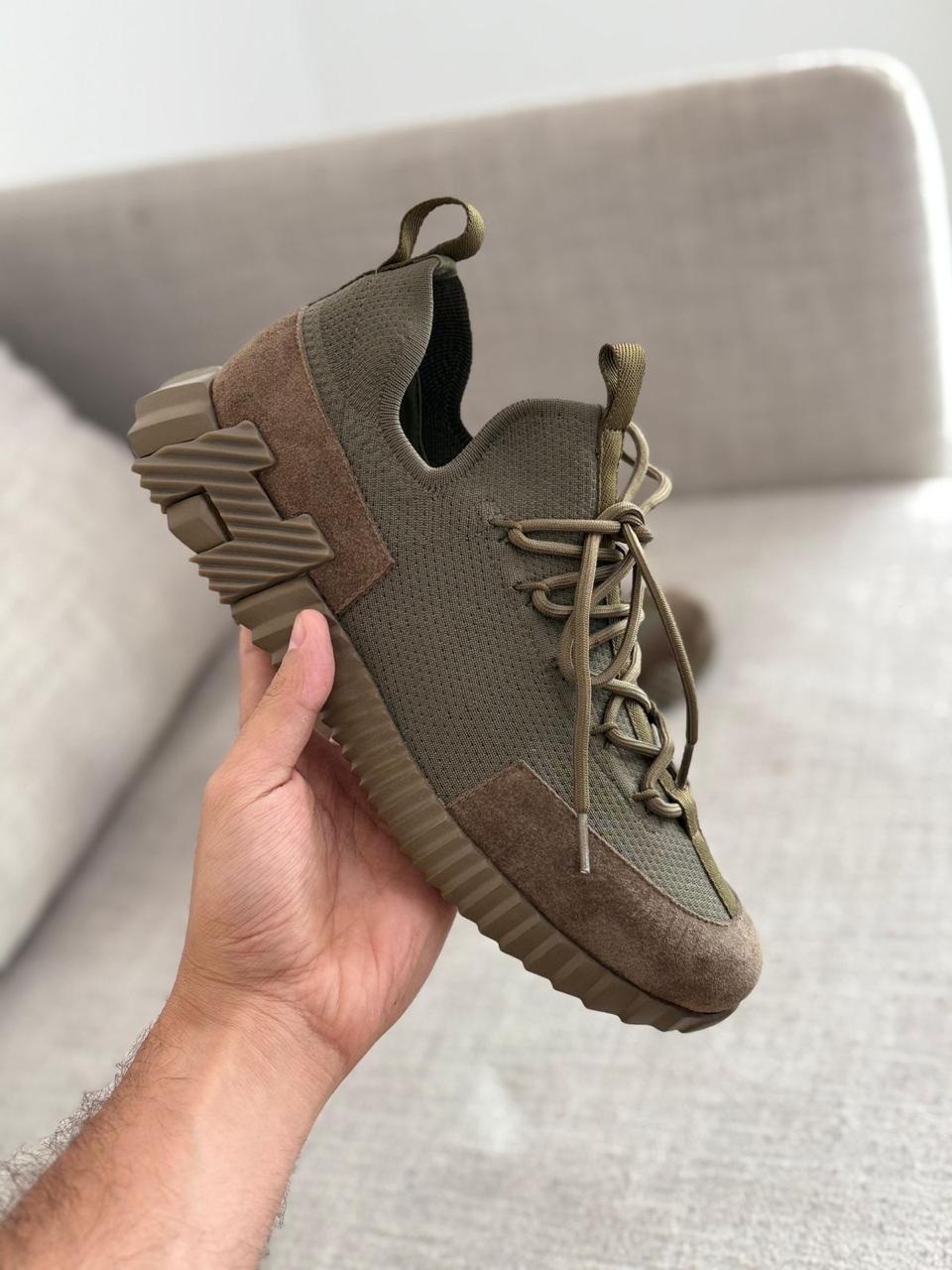 Hermès Freestyle Sneaker (Khaki / Olive Green)