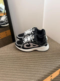 Dior B30 Sneaker (Black / White / Reflective Silver)