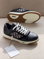 Dior B27 Low-Top Sneaker (Black / Dior Oblique Jacquard)