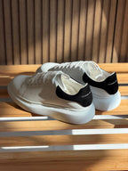 Alexander McQueen Oversized Sneaker (White / Black Heel Tab)