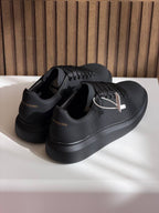 Alexander McQueen Oversized Sneaker (Monochrome Black / Matte Finish)