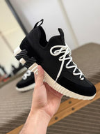 Hermès Freestyle Sneaker (Black / White Laces)