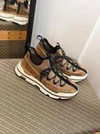 Hermès Freestyle Sneaker (Beige / Brown)