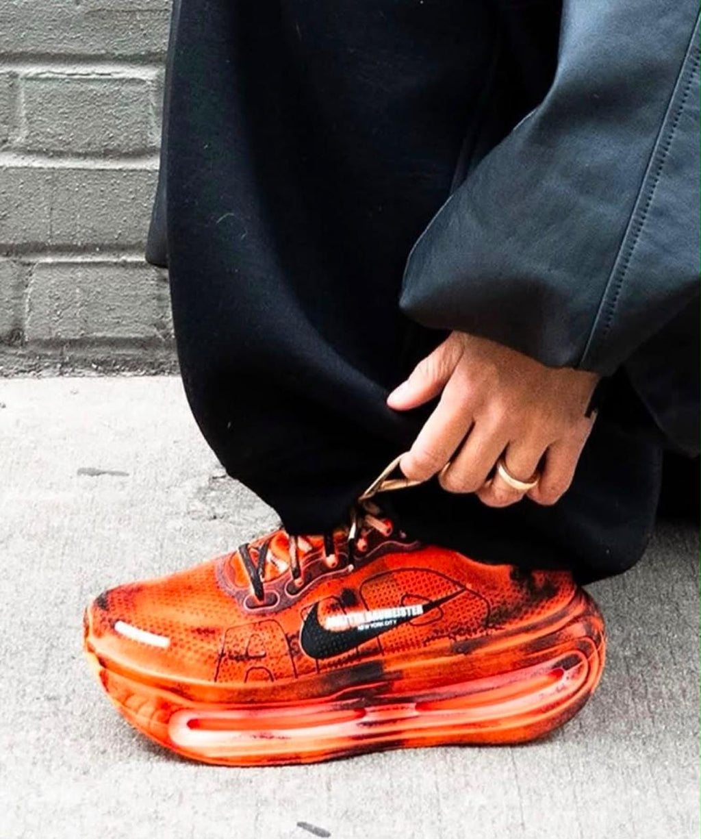 Nike x Melitta Baumeister Air Max Dn (Neon Orange / Distressed Black)