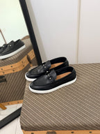 Christian Louboutin Spooky Leather Loafers (Black)
