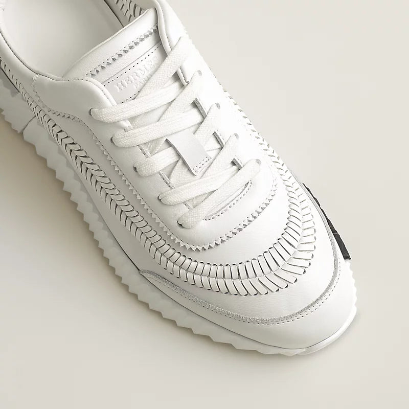 Urban Wave Chunky Sneakers (White)