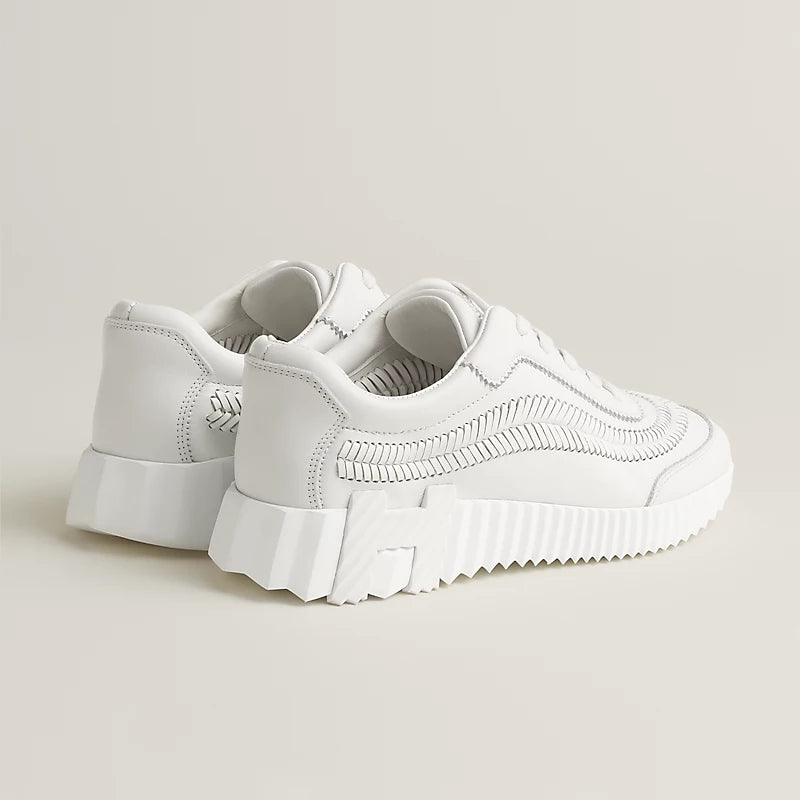 Urban Wave Chunky Sneakers (White)