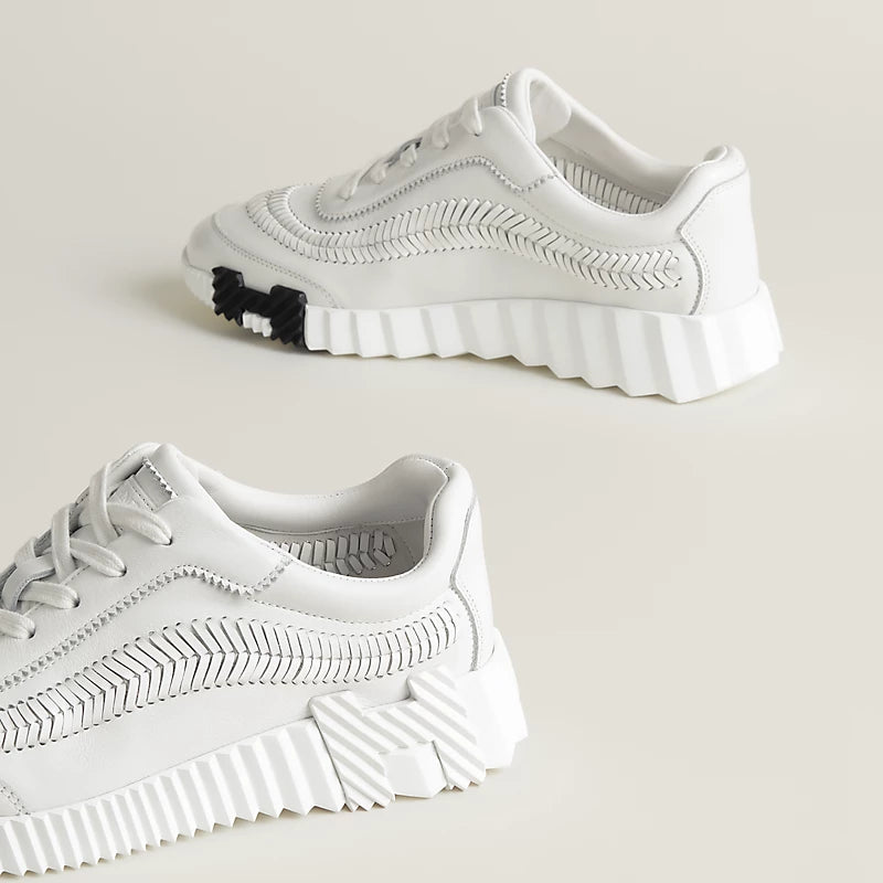 Urban Wave Chunky Sneakers (White)