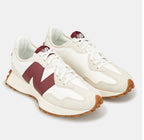New Balance 327 trainers ‘OFF WHITE/BURGUNDY