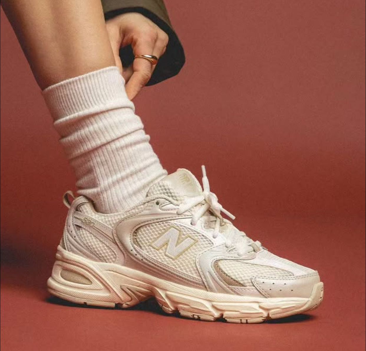 New Balance 530 Big Kid ‘Beige Angora’